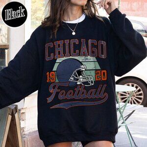 Chicago Football Vintage Style Crewneck Sweatshirt 17